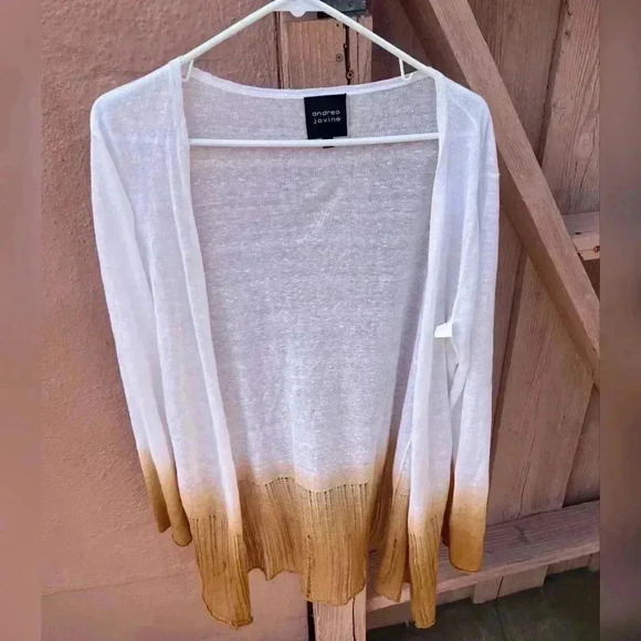 Andrea Jovine Ombré Cardigan - Picture 3 of 4